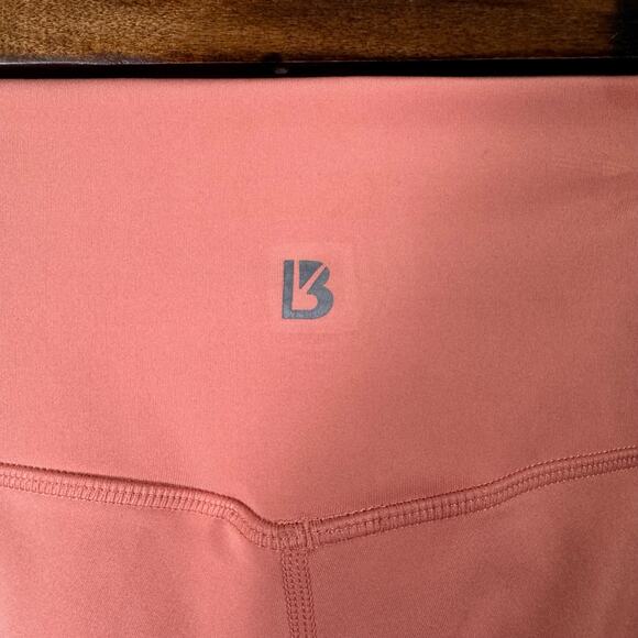 buffbunny | peach lazer cut high waisted perforated women's leggings sz M - Picture 6 of 8